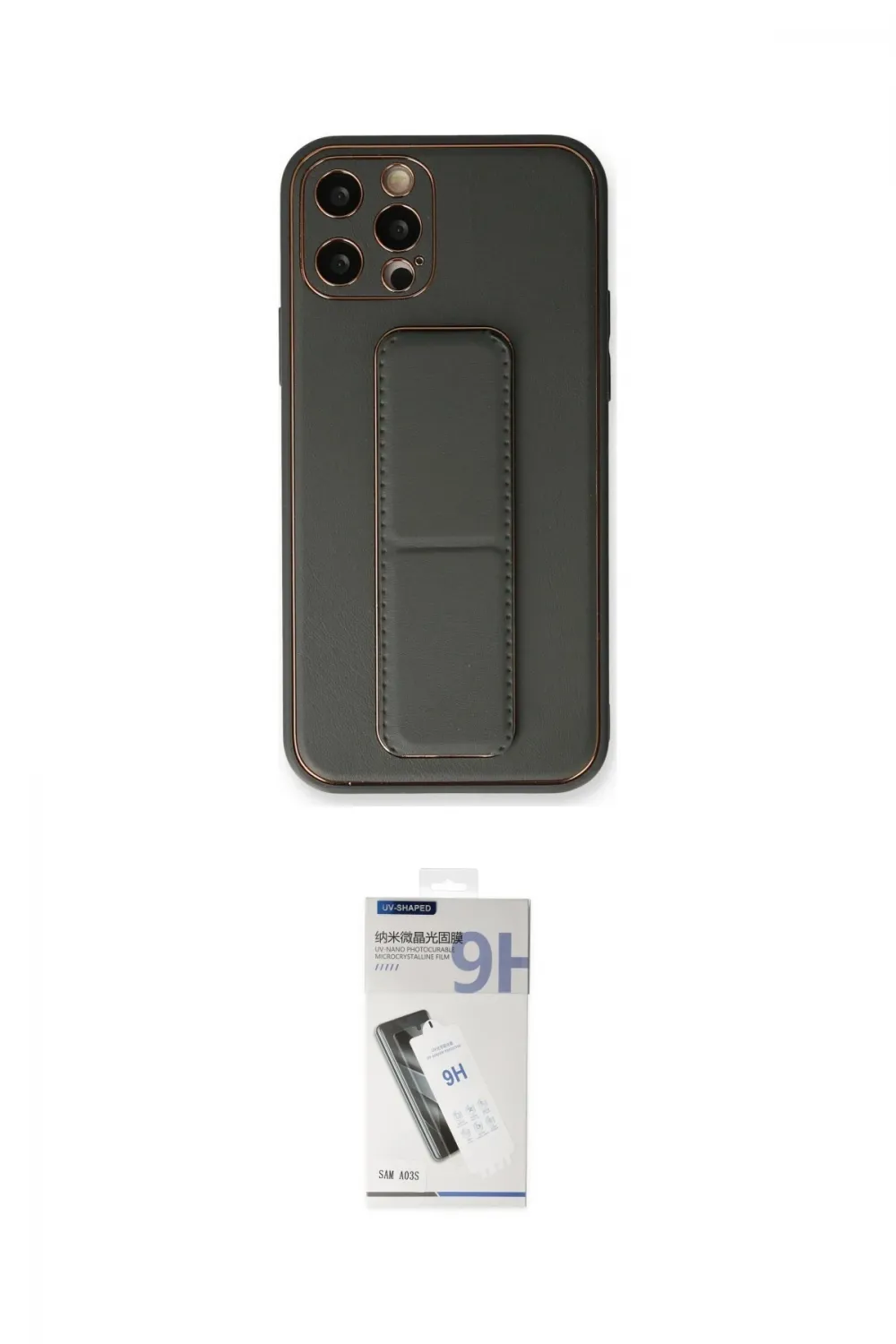ieg™ iPhone 12 Pro Kılıf Akış Doku - Şeffaf Uv Polymer Nano Ekran Koruyucu