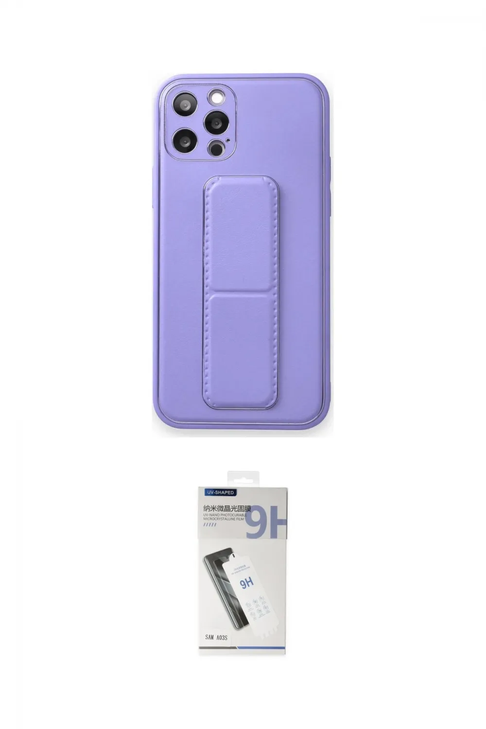 ieg™ iPhone 12 Pro Kılıf Akış Doku - Şeffaf Uv Polymer Nano Ekran Koruyucu