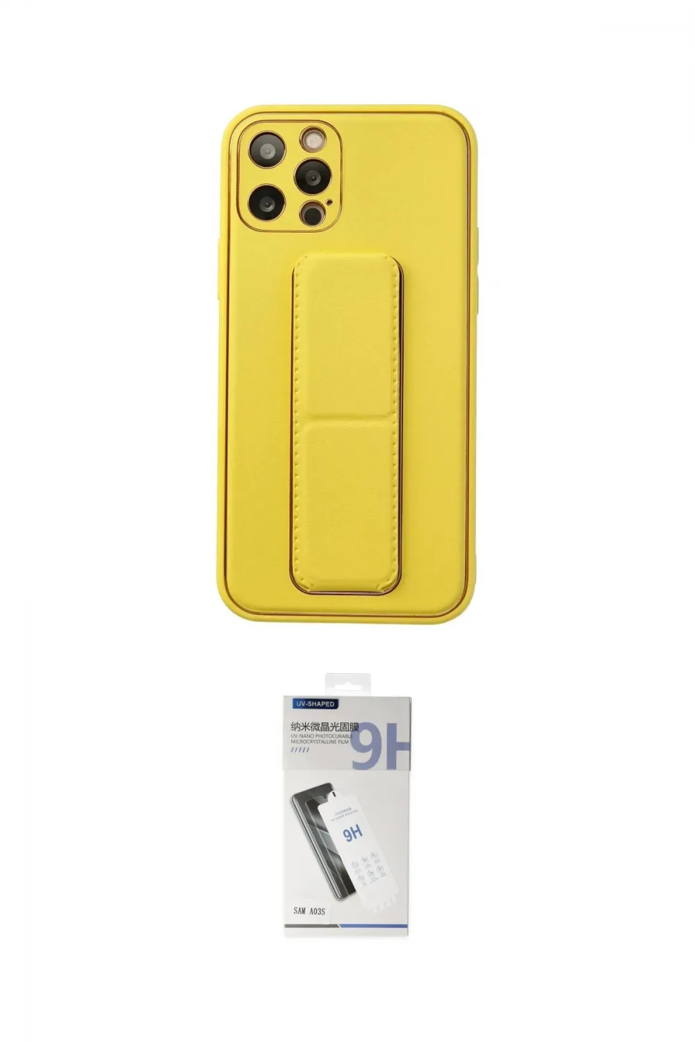 ieg™ iPhone 12 Pro Kılıf Akış Doku - Şeffaf Uv Polymer Nano Ekran Koruyucu