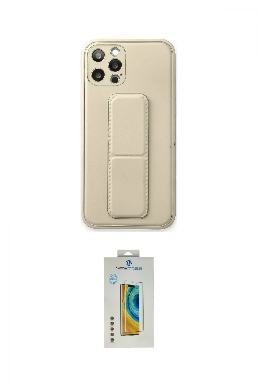 ieg™ iPhone 12 Pro Kılıf Akış Doku - Siyah Polymer Nano Ekran Koruyucu