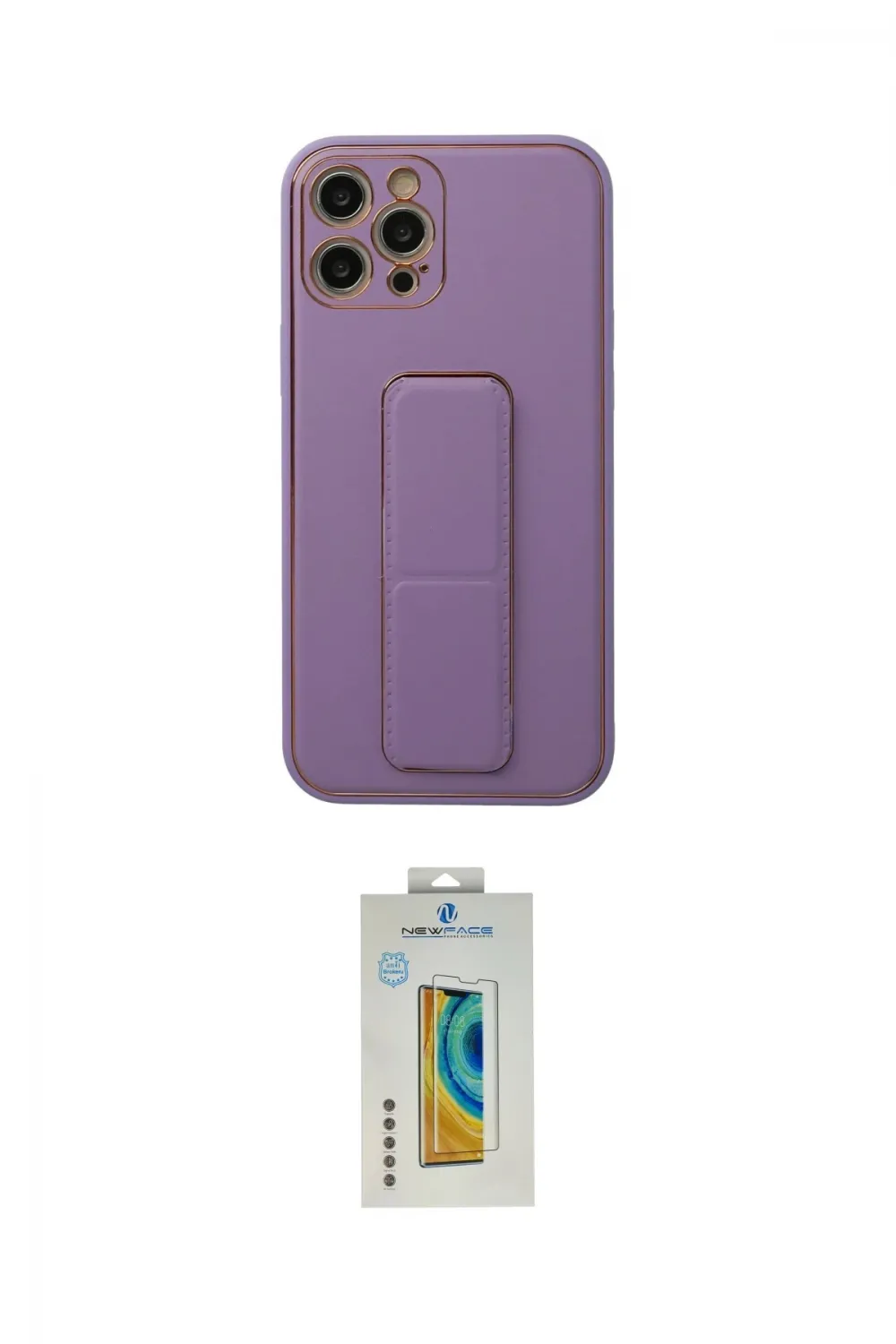 ieg™ iPhone 12 Pro Kılıf Akış Doku - Siyah Polymer Nano Ekran Koruyucu