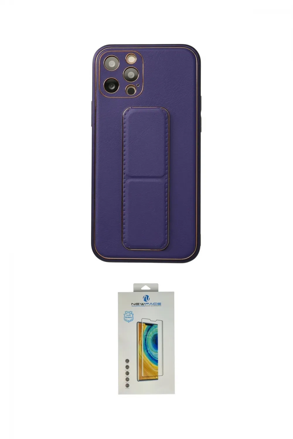 ieg™ iPhone 12 Pro Kılıf Akış Doku - Siyah Polymer Nano Ekran Koruyucu
