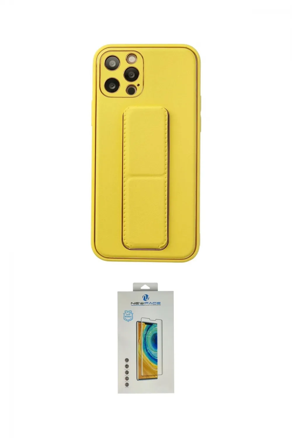 ieg™ iPhone 12 Pro Kılıf Akış Doku - Siyah Polymer Nano Ekran Koruyucu