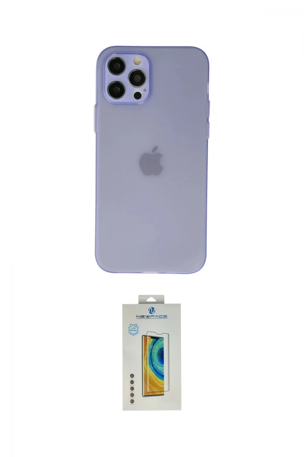 ieg™ iPhone 12 Pro Kılıf Atlas Minimal Prime - Siyah Polymer Nano Ekran Koruyucu