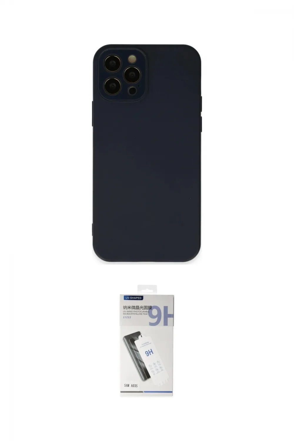 ieg™ iPhone 12 Pro Kılıf Çekirdek Modern Serisi - Şeffaf Uv Polymer Nano Ekran Koruyucu