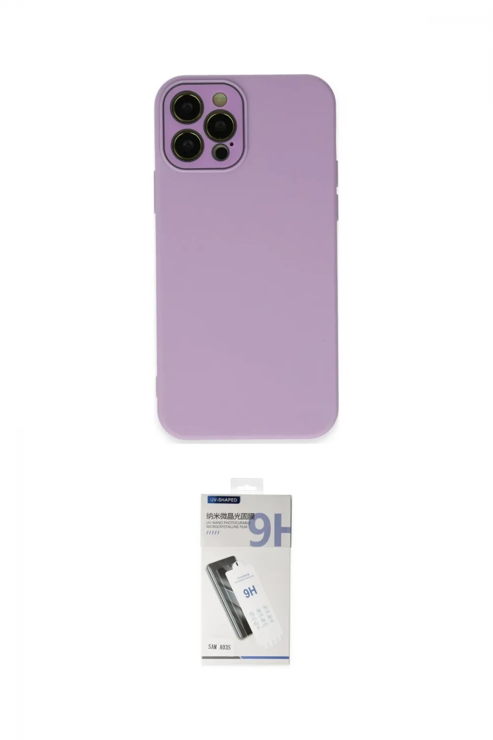 ieg™ iPhone 12 Pro Kılıf Çekirdek Modern Serisi - Şeffaf Uv Polymer Nano Ekran Koruyucu
