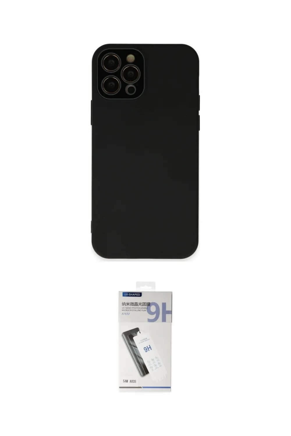 ieg™ iPhone 12 Pro Kılıf Çekirdek Modern Serisi - Şeffaf Uv Polymer Nano Ekran Koruyucu