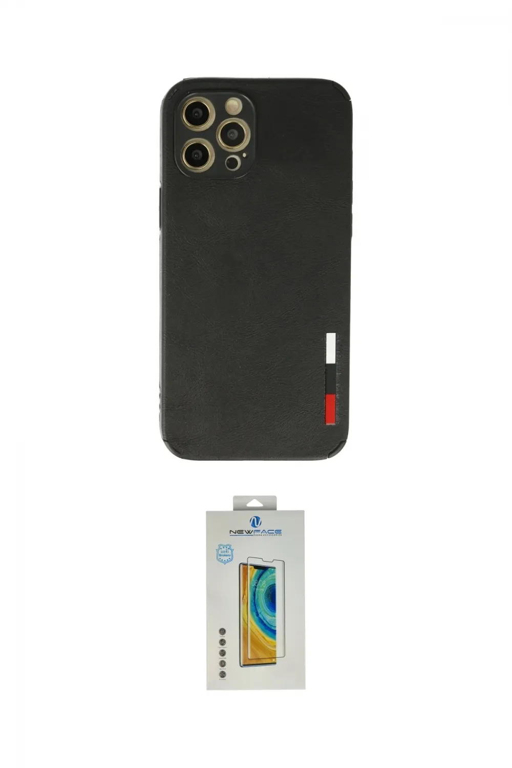 ieg™ iPhone 12 Pro Kılıf Doruk Asil Koleksiyonu - Siyah Polymer Nano Ekran Koruyucu