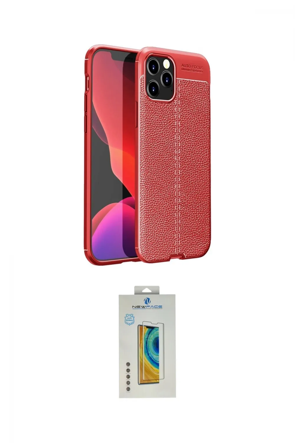 ieg™ iPhone 12 Pro Kılıf Doruk Klasik Özel Seri - Siyah Polymer Nano Ekran Koruyucu