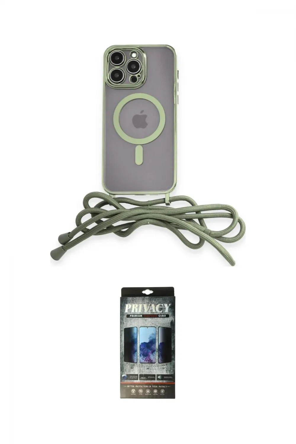 ieg™ iPhone 12 Pro Kılıf Eksen Özel Seri - Siyah 34D Hayalet Izgaralı Cam