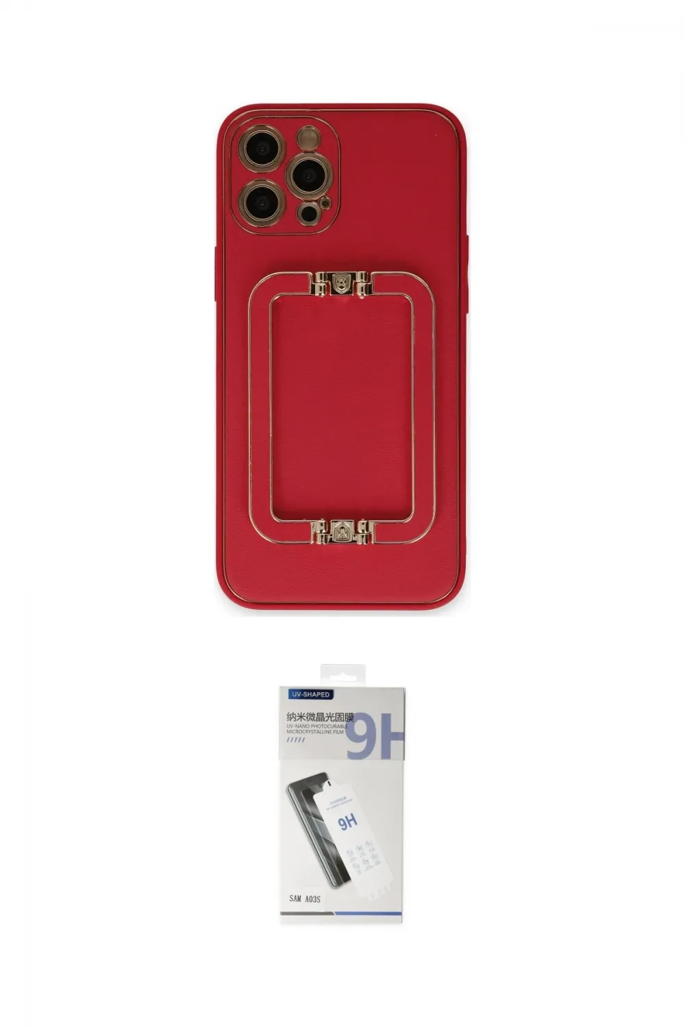 ieg™ iPhone 12 Pro Kılıf Kozmos Minimal Prime - Şeffaf Uv Polymer Nano Ekran Koruyucu