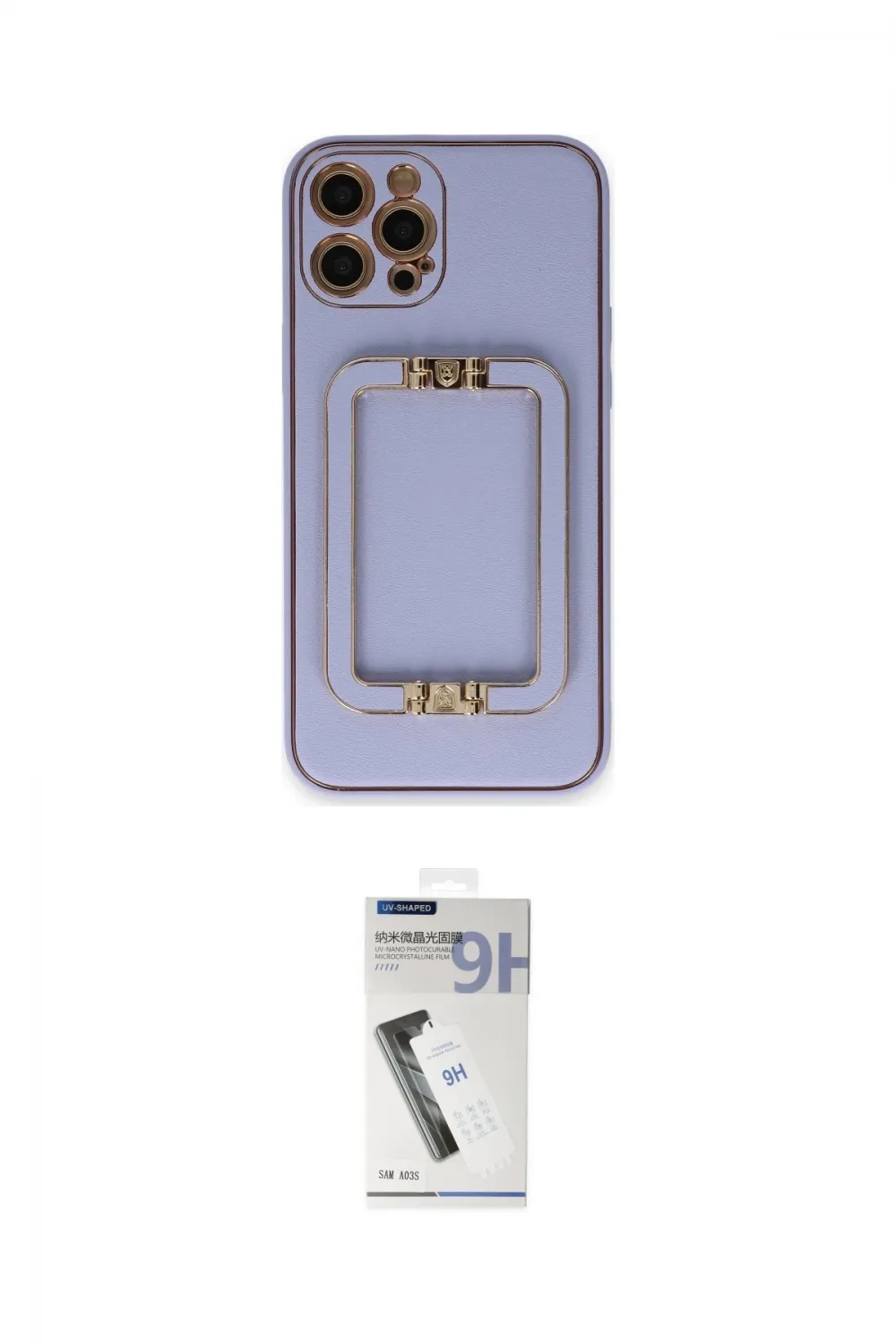 ieg™ iPhone 12 Pro Kılıf Kozmos Minimal Prime - Şeffaf Uv Polymer Nano Ekran Koruyucu