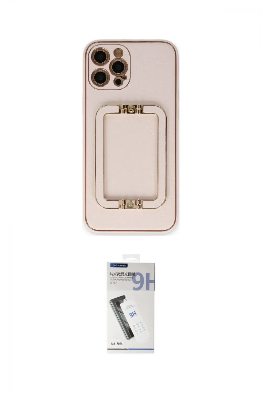 ieg™ iPhone 12 Pro Kılıf Kozmos Minimal Prime - Şeffaf Uv Polymer Nano Ekran Koruyucu