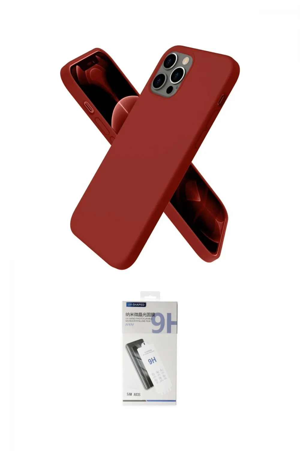 ieg™ iPhone 12 Pro Kılıf Kozmos Yansıma Özel Seri - Şeffaf Uv Polymer Nano Ekran Koruyucu