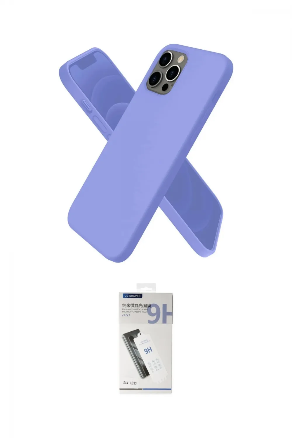ieg™ iPhone 12 Pro Kılıf Kozmos Yansıma Özel Seri - Şeffaf Uv Polymer Nano Ekran Koruyucu