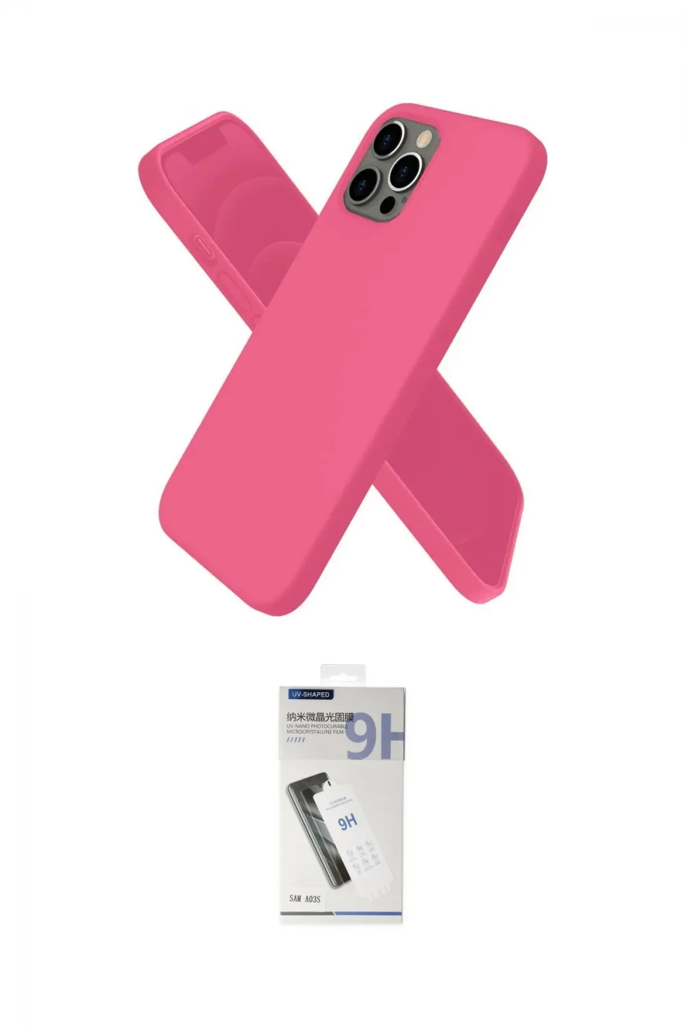 ieg™ iPhone 12 Pro Kılıf Kozmos Yansıma Özel Seri - Şeffaf Uv Polymer Nano Ekran Koruyucu