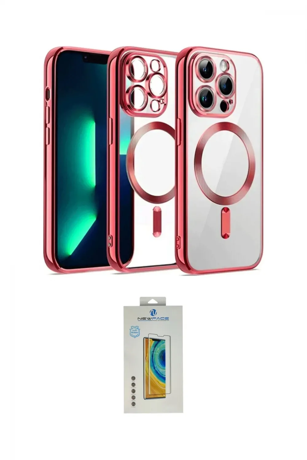 ieg™ iPhone 12 Pro Kılıf Nova Işık Özel Seri - Siyah Polymer Nano Ekran Koruyucu