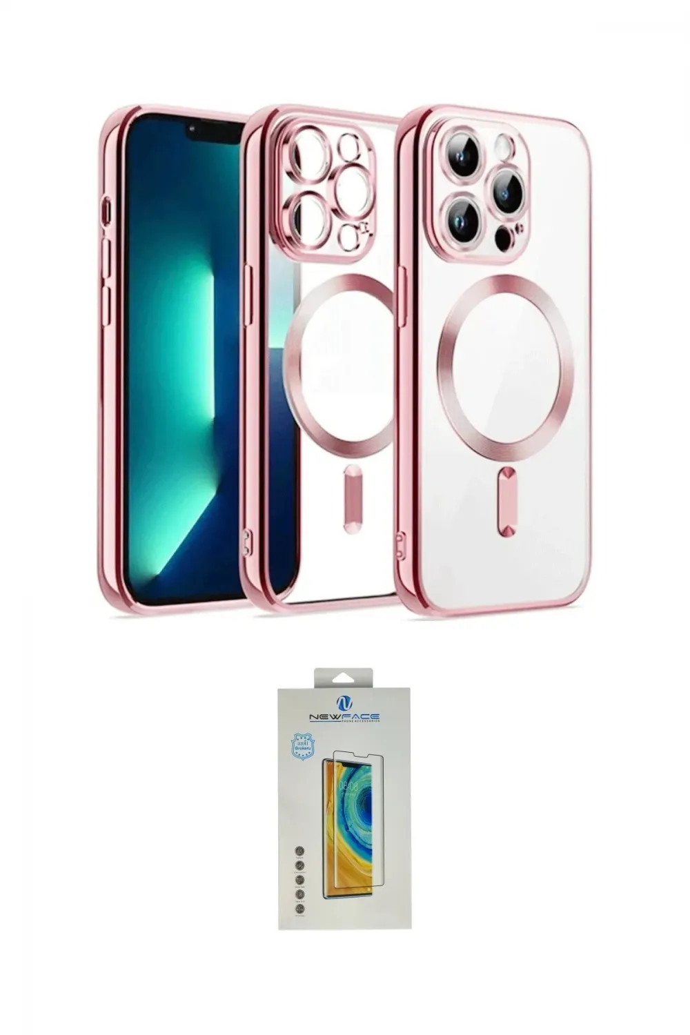 ieg™ iPhone 12 Pro Kılıf Nova Işık Özel Seri - Siyah Polymer Nano Ekran Koruyucu
