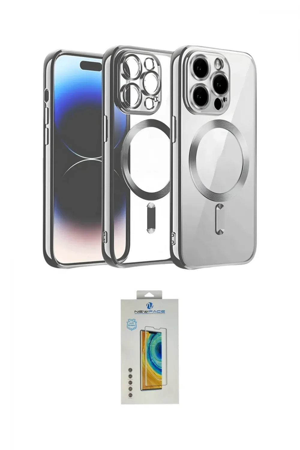ieg™ iPhone 12 Pro Kılıf Nova Işık Özel Seri - Siyah Polymer Nano Ekran Koruyucu