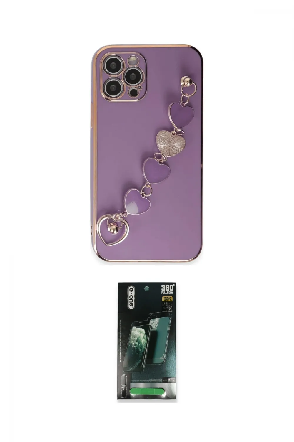 ieg™ iPhone 12 Pro Kılıf Nova Işık Prime - Şeffaf 360 Full Body Arka Koruyucu
