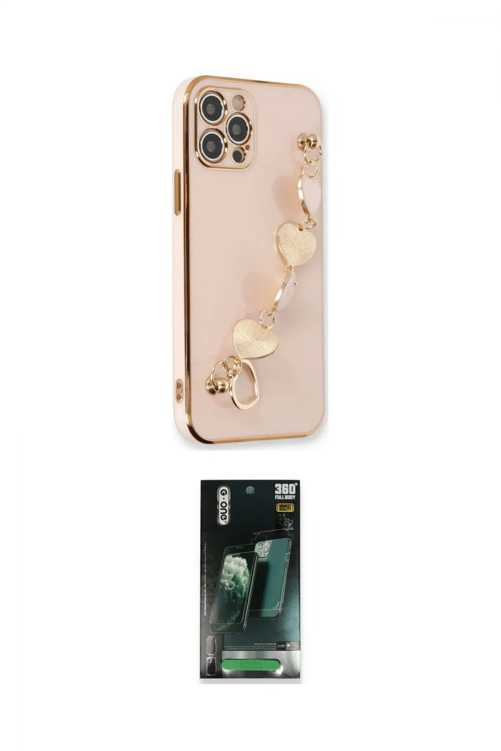ieg™ iPhone 12 Pro Kılıf Nova Işık Prime - Siyah 360 Mat Full Body Arka Koruyucu