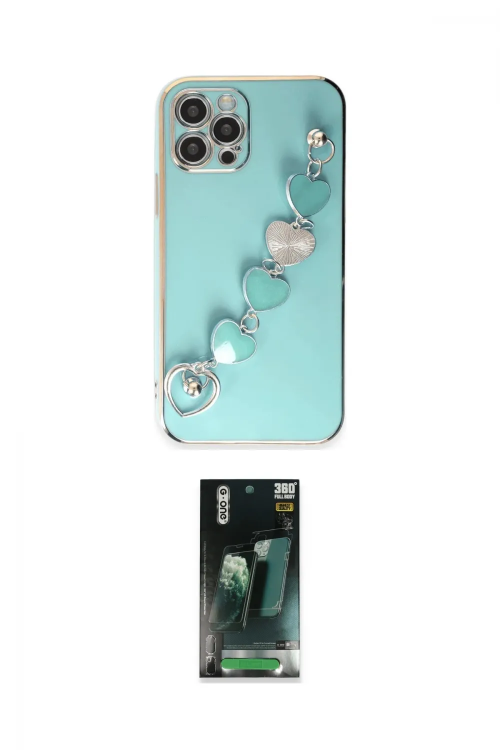 ieg™ iPhone 12 Pro Kılıf Nova Işık Prime - Siyah 360 Mat Full Body Arka Koruyucu