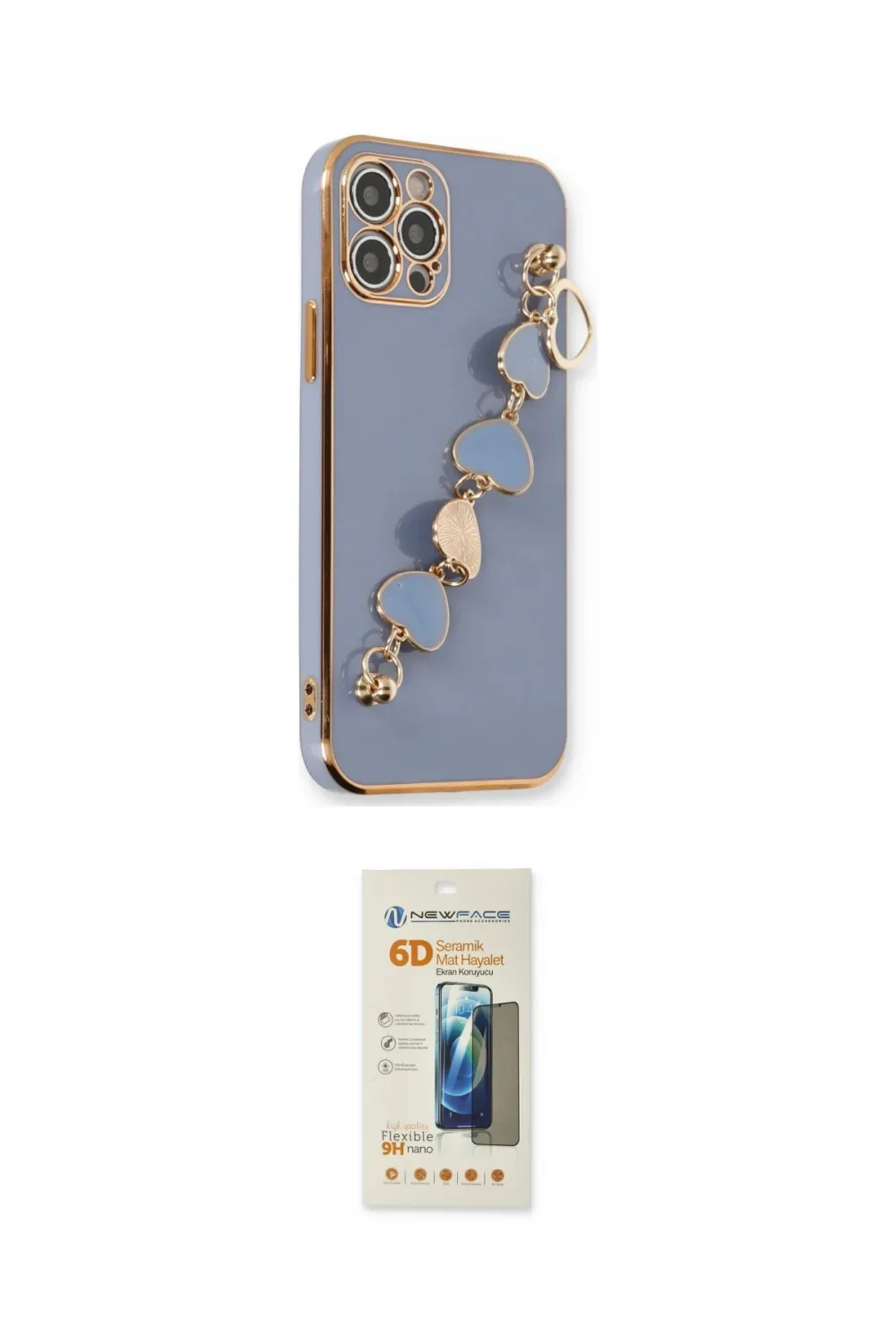 ieg™ iPhone 12 Pro Kılıf Nova Işık Prime - Siyah 6D Mat Seramik Hayalet Nano Ekran Koruyucu