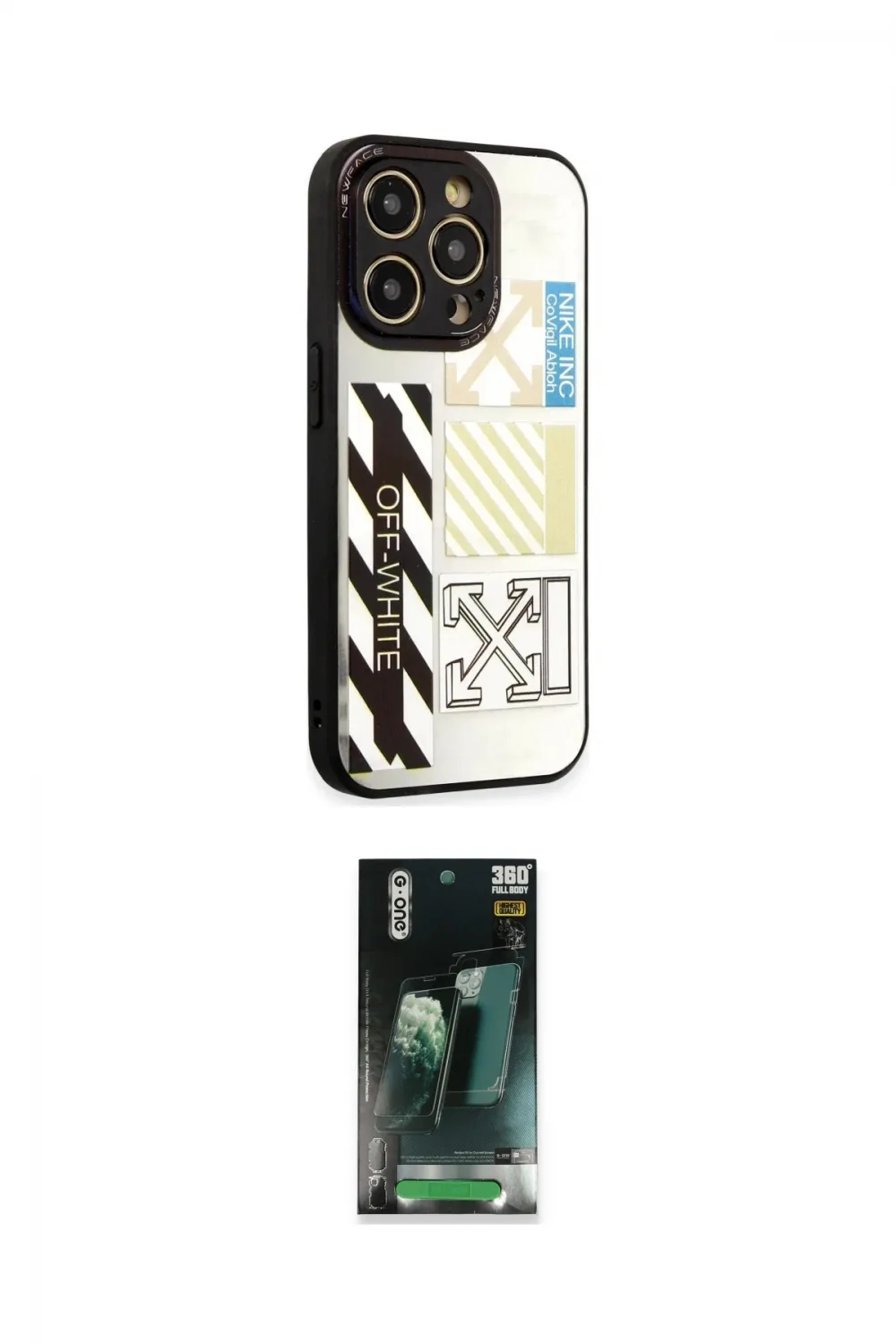 ieg™ iPhone 12 Pro Kılıf Odak Klasik Serisi - Siyah 360 Mat Full Body Arka Koruyucu