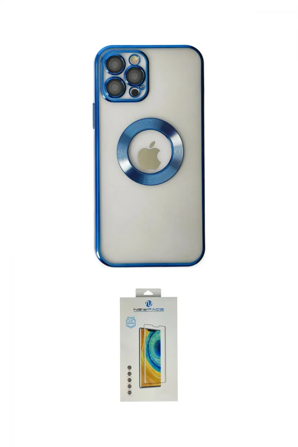 ieg™ iPhone 12 Pro Kılıf Pusula Form - Siyah Polymer Nano Ekran Koruyucu