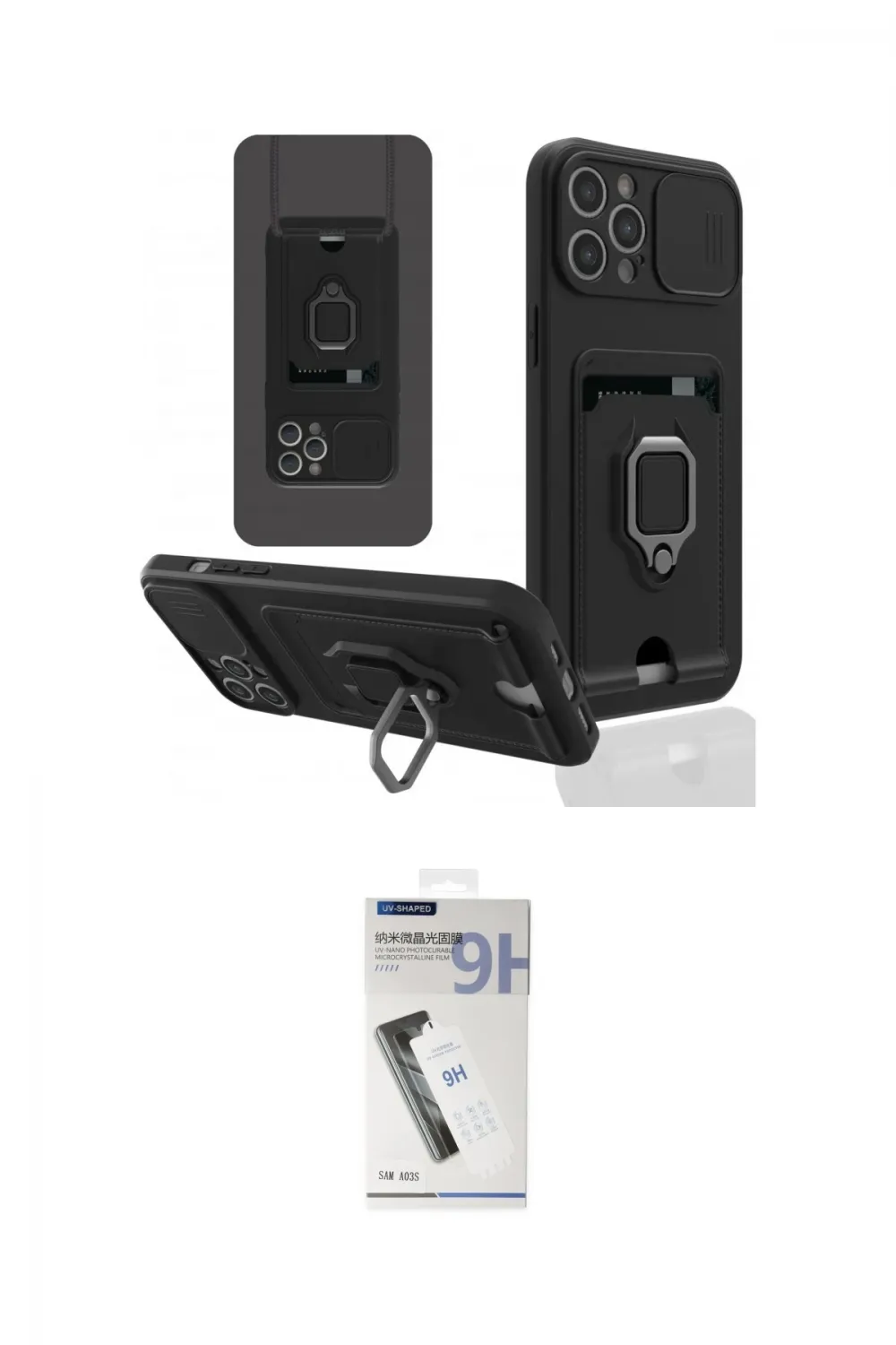 ieg™ iPhone 12 Pro Kılıf Vadi Form Prime - Şeffaf Uv Polymer Nano Ekran Koruyucu