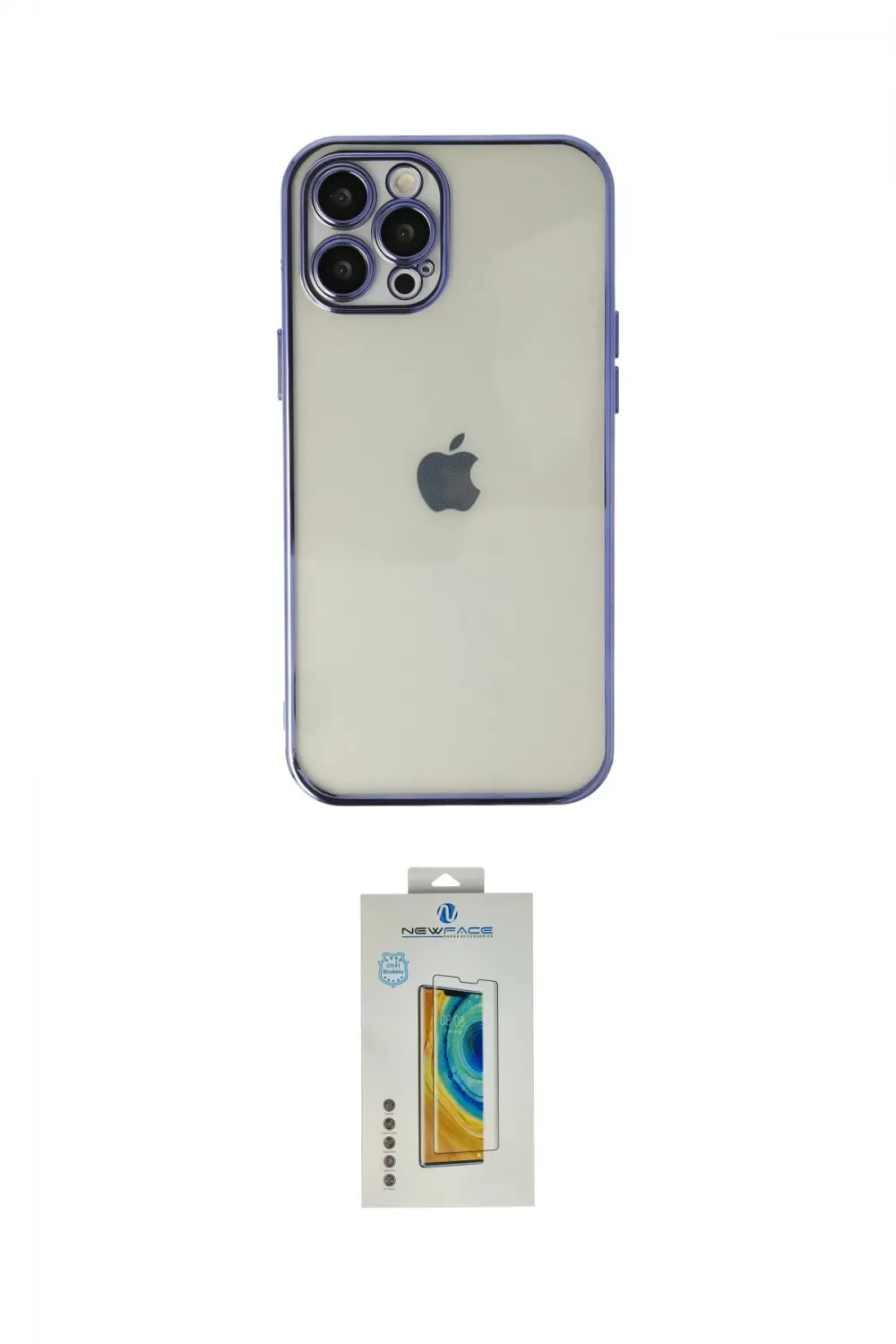ieg™ iPhone 12 Pro Kılıf Vadi Minimal - Siyah Polymer Nano Ekran Koruyucu