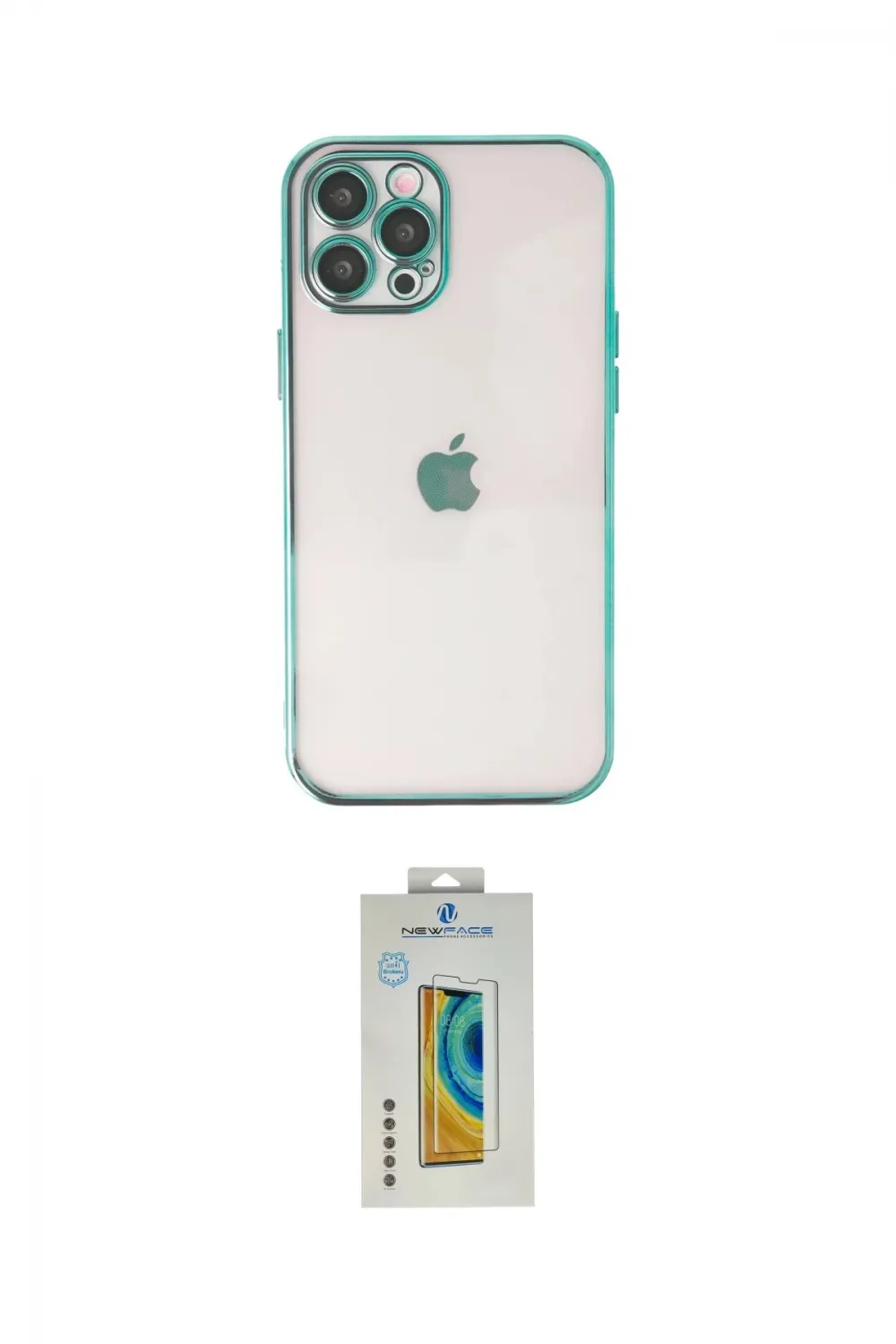 ieg™ iPhone 12 Pro Kılıf Vadi Minimal - Siyah Polymer Nano Ekran Koruyucu
