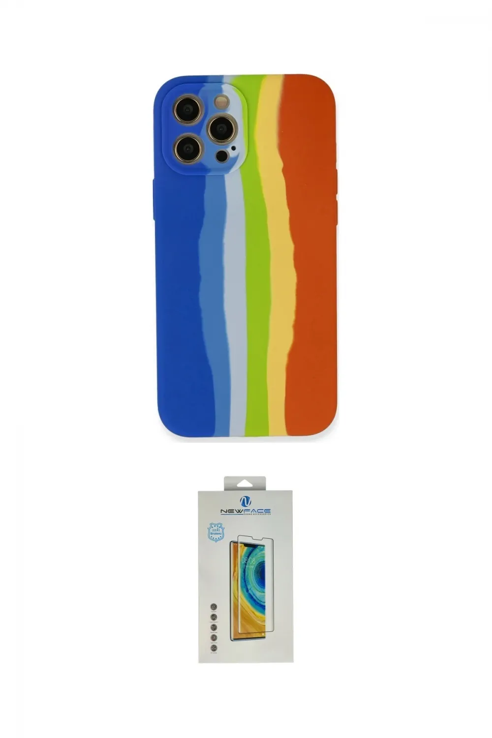 ieg™ iPhone 12 Pro Kılıf Yadigar Çizgi - Siyah Polymer Nano Ekran Koruyucu