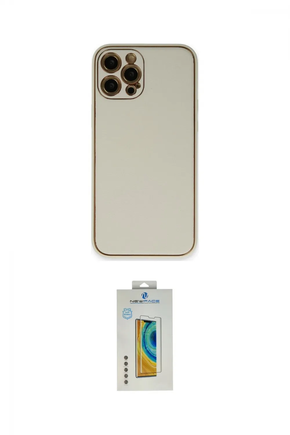 ieg™ iPhone 12 Pro Kılıf Yadigar Klasik - Siyah Polymer Nano Ekran Koruyucu