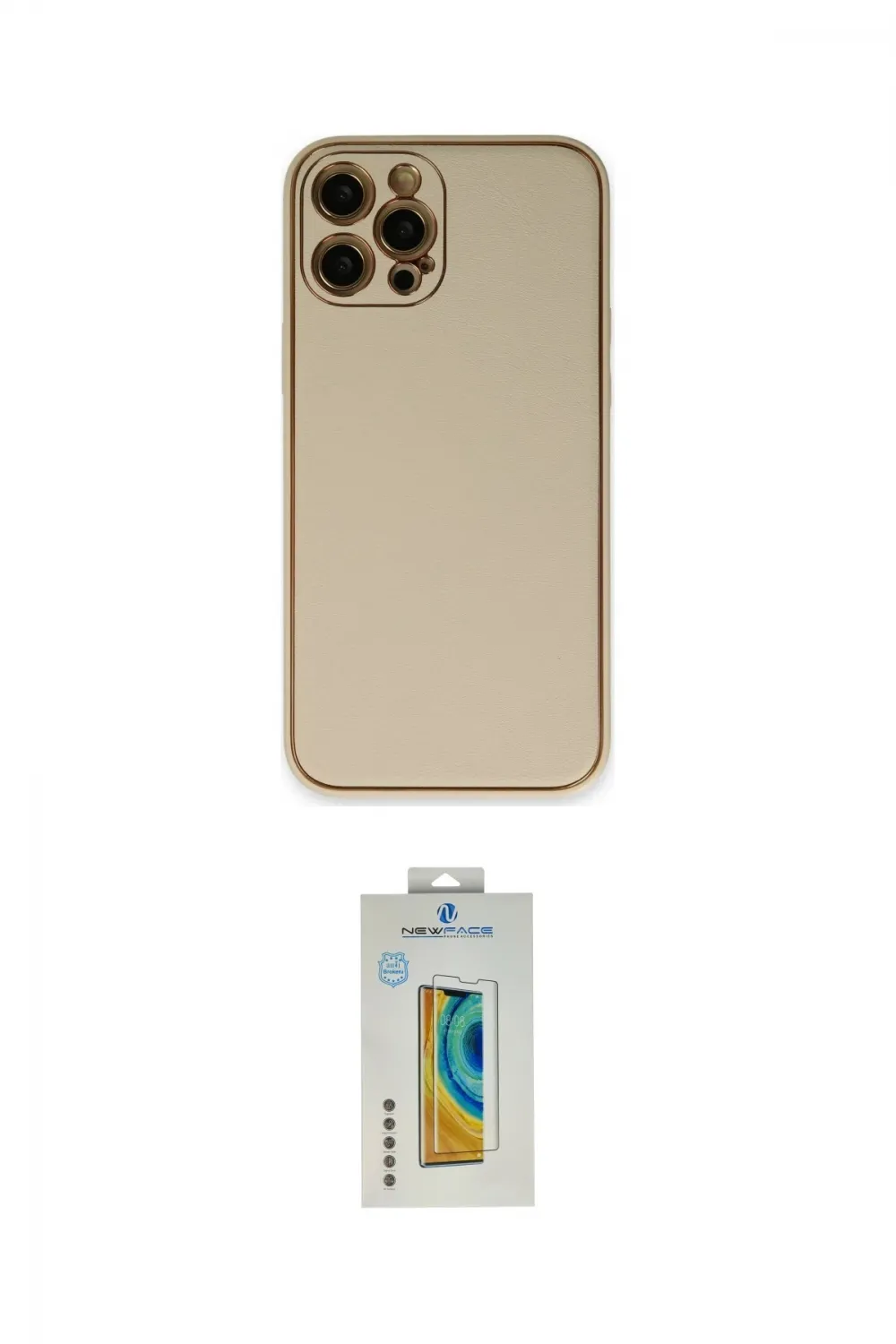 ieg™ iPhone 12 Pro Kılıf Yadigar Klasik - Siyah Polymer Nano Ekran Koruyucu