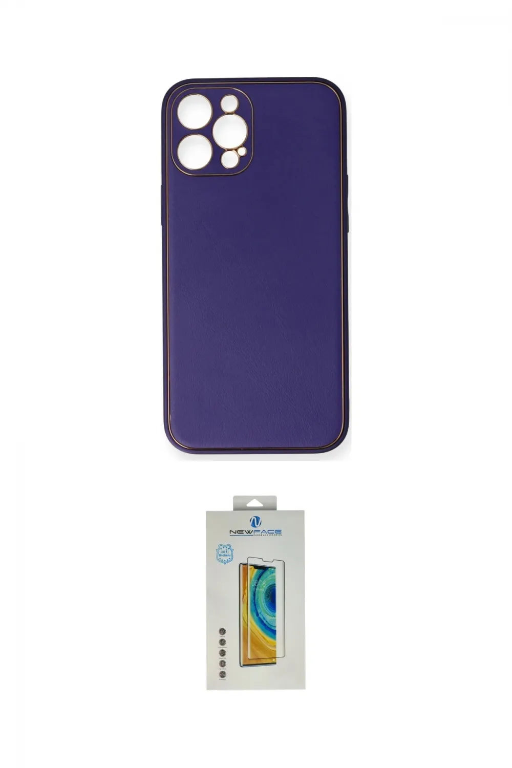 ieg™ iPhone 12 Pro Kılıf Yadigar Klasik - Siyah Polymer Nano Ekran Koruyucu
