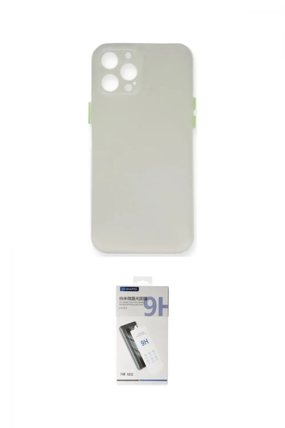 ieg™ iPhone 12 Pro Kılıf Yadigar Yansıma Serisi - Şeffaf Uv Polymer Nano Ekran Koruyucu