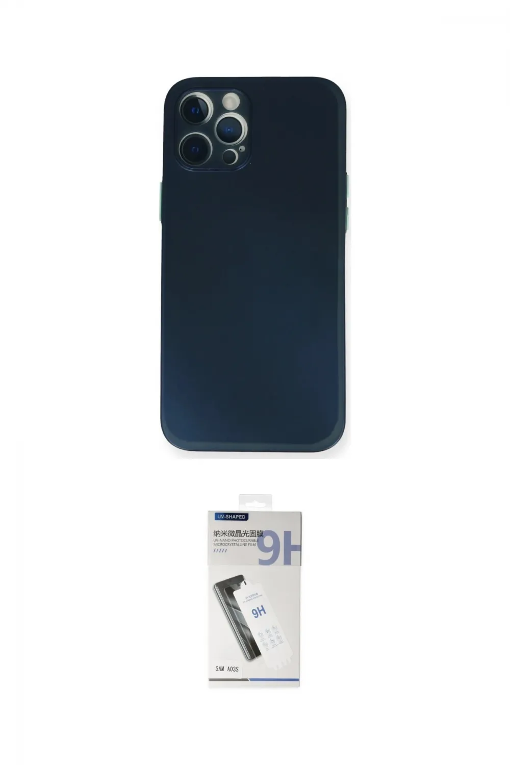 ieg™ iPhone 12 Pro Kılıf Yadigar Yansıma Serisi - Şeffaf Uv Polymer Nano Ekran Koruyucu
