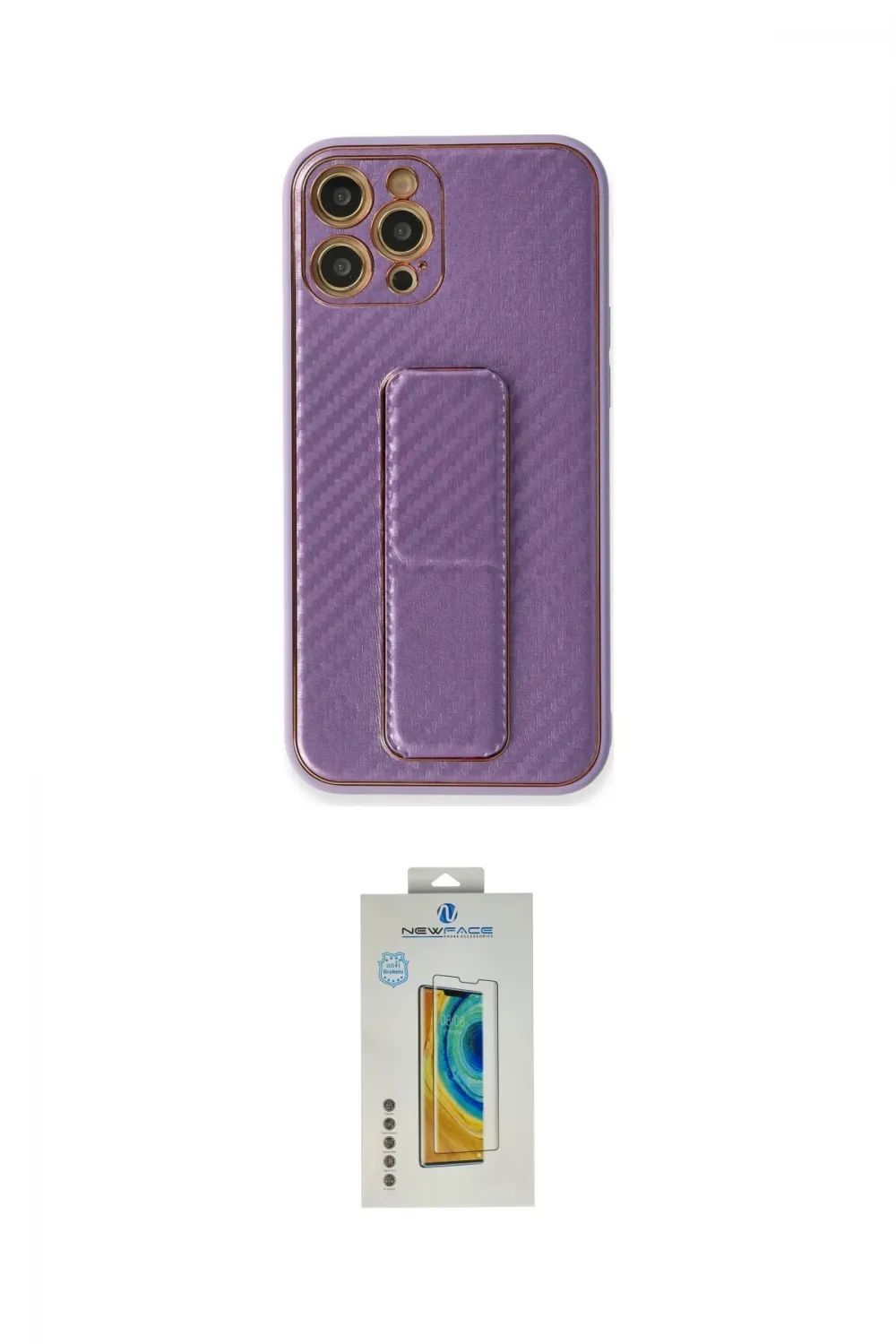 ieg™ iPhone 12 Pro Kılıf Yörünge Yansıma - Siyah Polymer Nano Ekran Koruyucu
