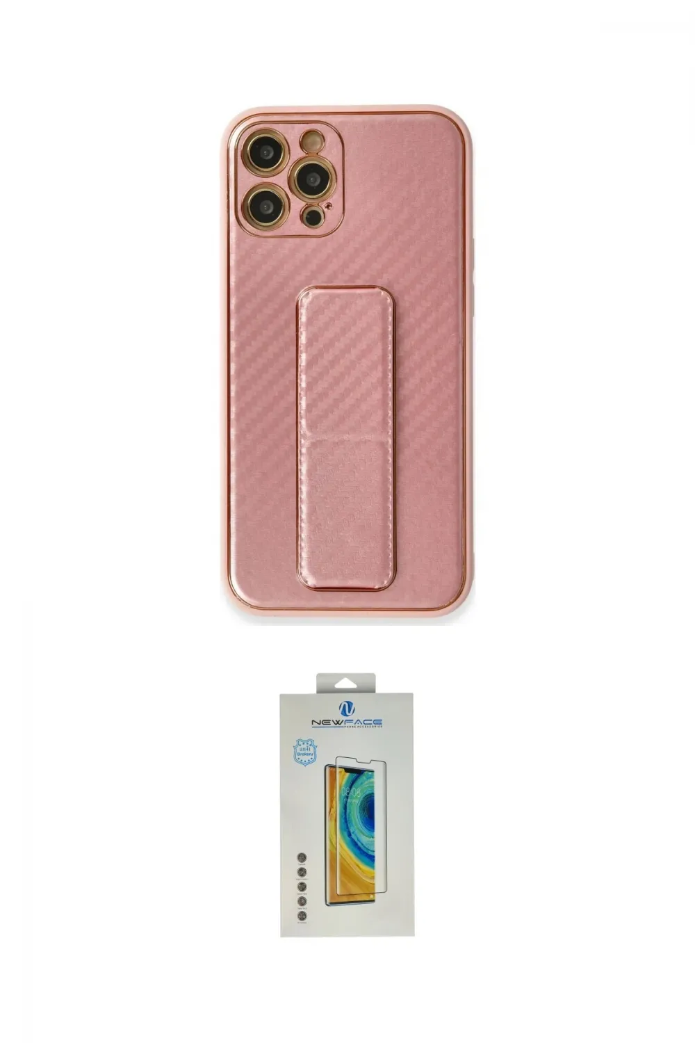 ieg™ iPhone 12 Pro Kılıf Yörünge Yansıma - Siyah Polymer Nano Ekran Koruyucu
