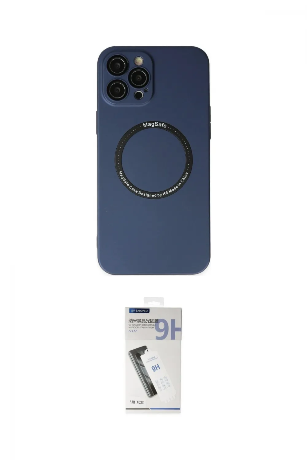 ieg™ iPhone 12 Pro Kılıf Zirve Klasik Prime - Şeffaf Uv Polymer Nano Ekran Koruyucu