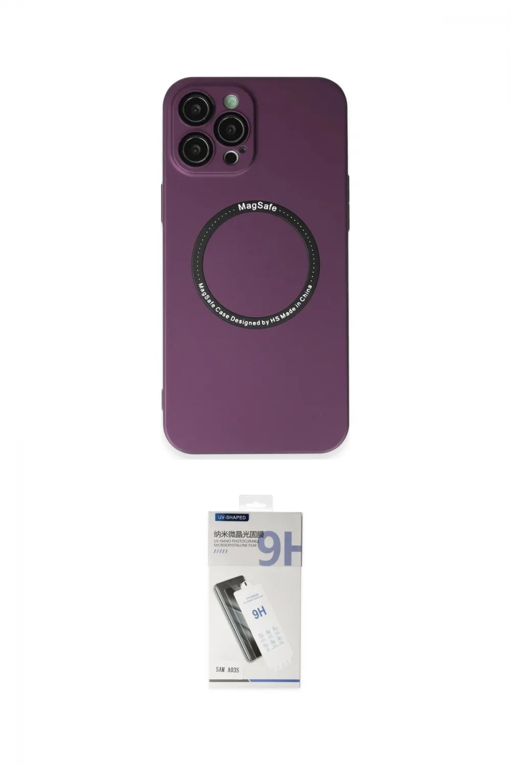 ieg™ iPhone 12 Pro Kılıf Zirve Klasik Prime - Şeffaf Uv Polymer Nano Ekran Koruyucu