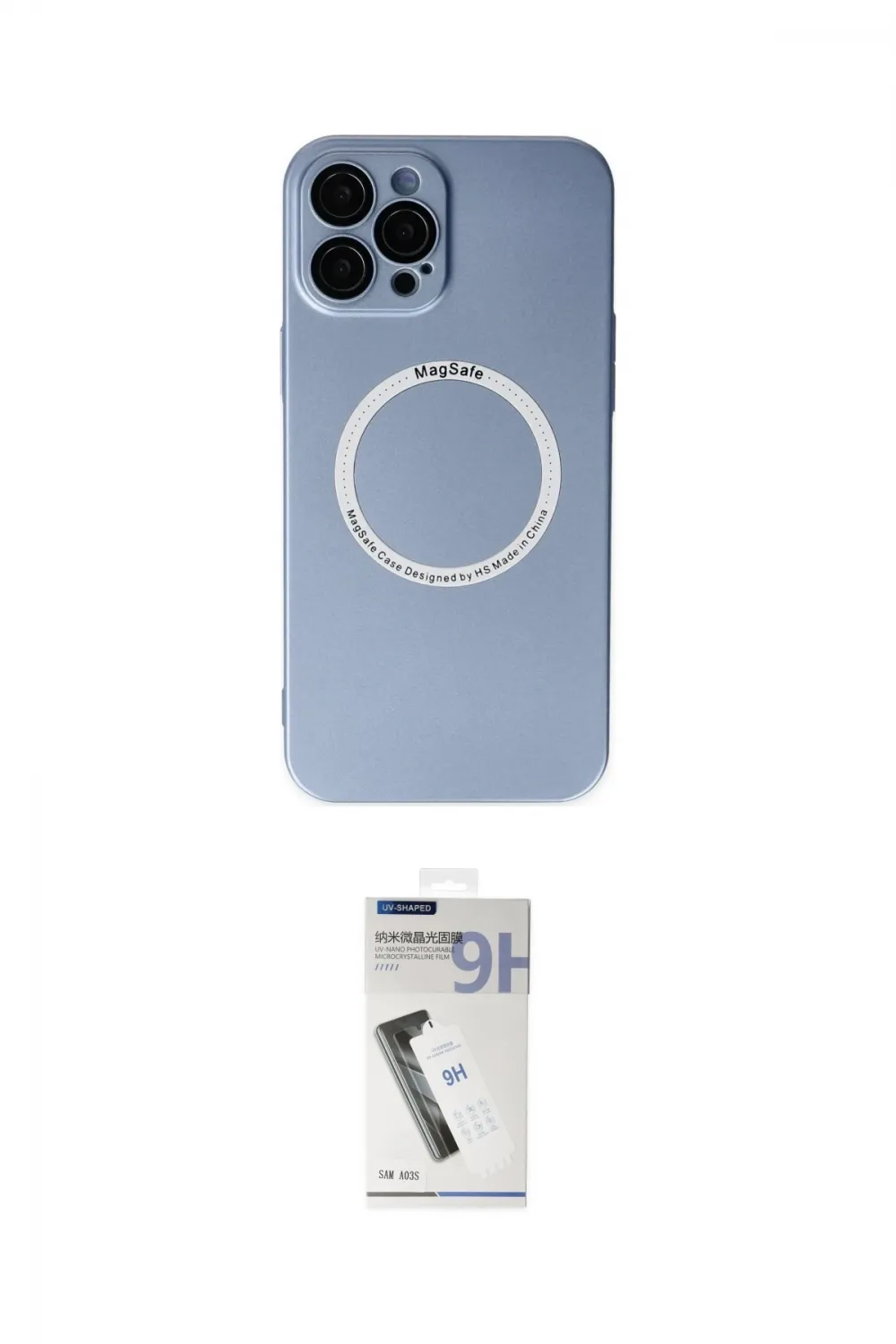 ieg™ iPhone 12 Pro Kılıf Zirve Klasik Prime - Şeffaf Uv Polymer Nano Ekran Koruyucu
