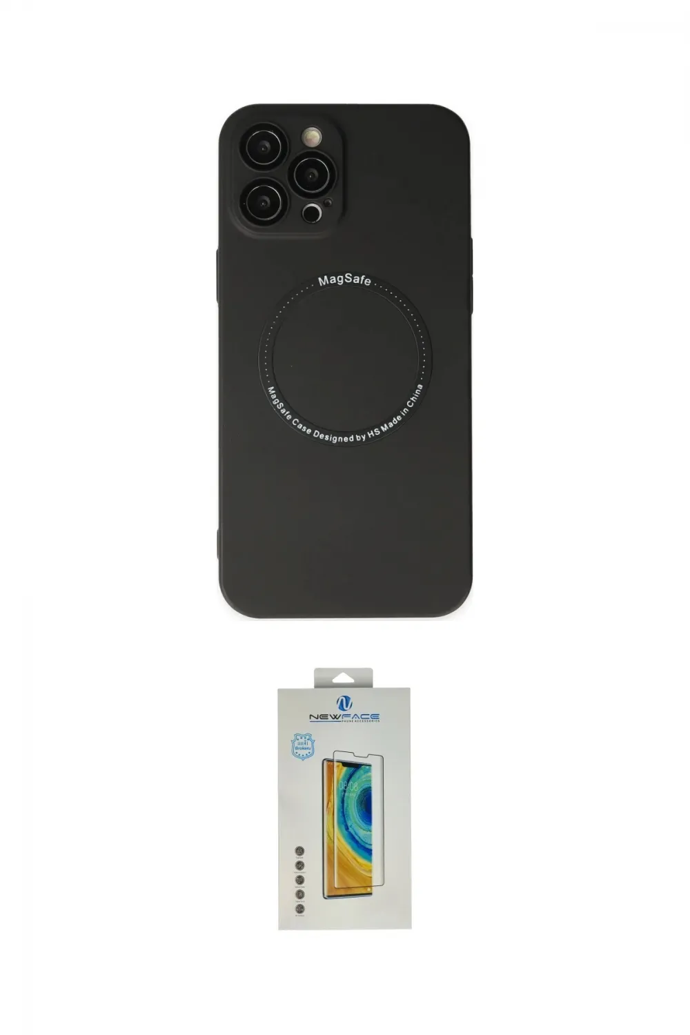 ieg™ iPhone 12 Pro Kılıf Zirve Klasik Prime - Siyah Polymer Nano Ekran Koruyucu