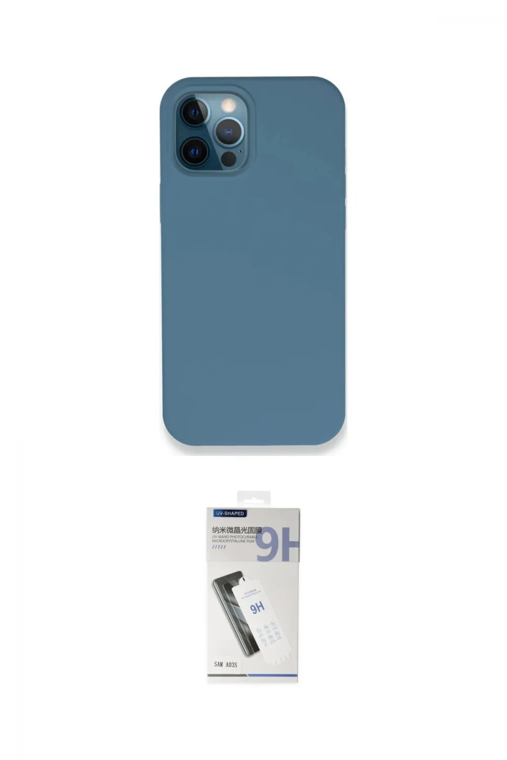 ieg™ iPhone 12 Pro Kılıf Zirve Modern Özel Seri - Şeffaf Uv Polymer Nano Ekran Koruyucu