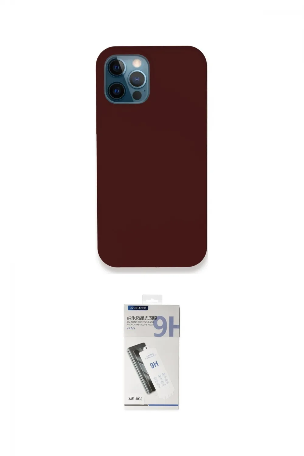ieg™ iPhone 12 Pro Kılıf Zirve Modern Özel Seri - Şeffaf Uv Polymer Nano Ekran Koruyucu
