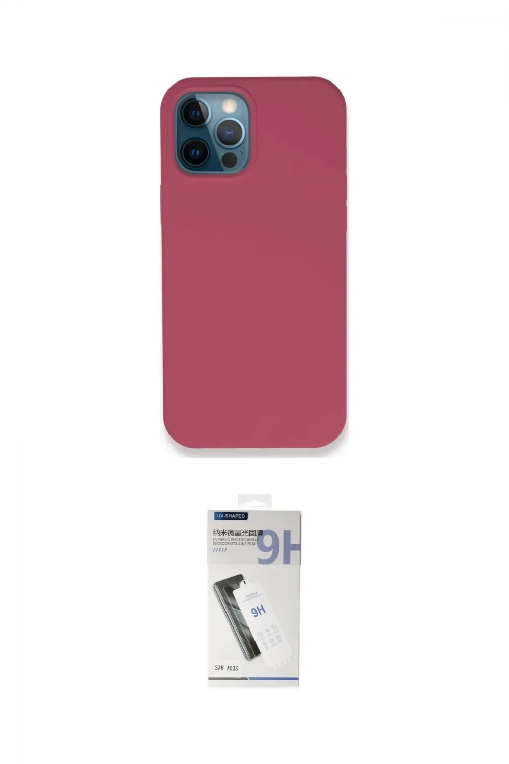 ieg™ iPhone 12 Pro Kılıf Zirve Modern Özel Seri - Şeffaf Uv Polymer Nano Ekran Koruyucu