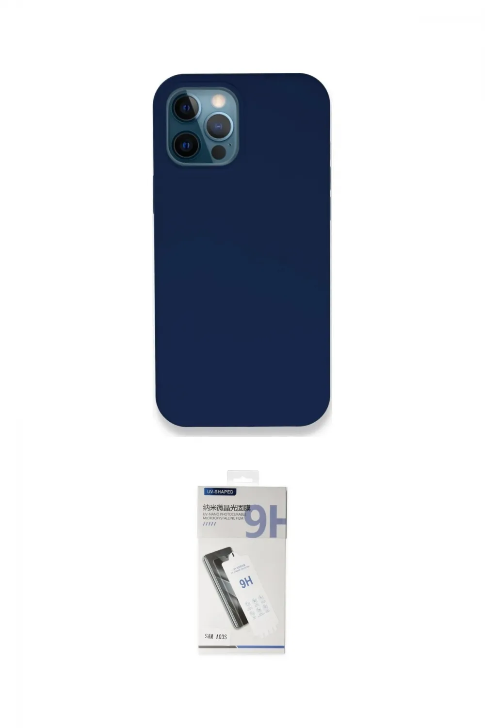 ieg™ iPhone 12 Pro Kılıf Zirve Modern Özel Seri - Şeffaf Uv Polymer Nano Ekran Koruyucu