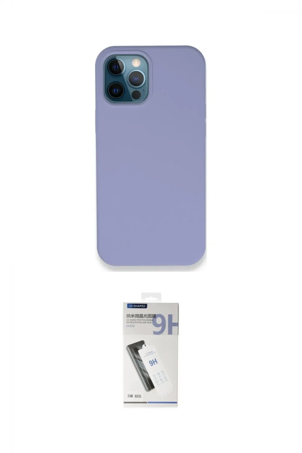 ieg™ iPhone 12 Pro Kılıf Zirve Modern Özel Seri - Şeffaf Uv Polymer Nano Ekran Koruyucu