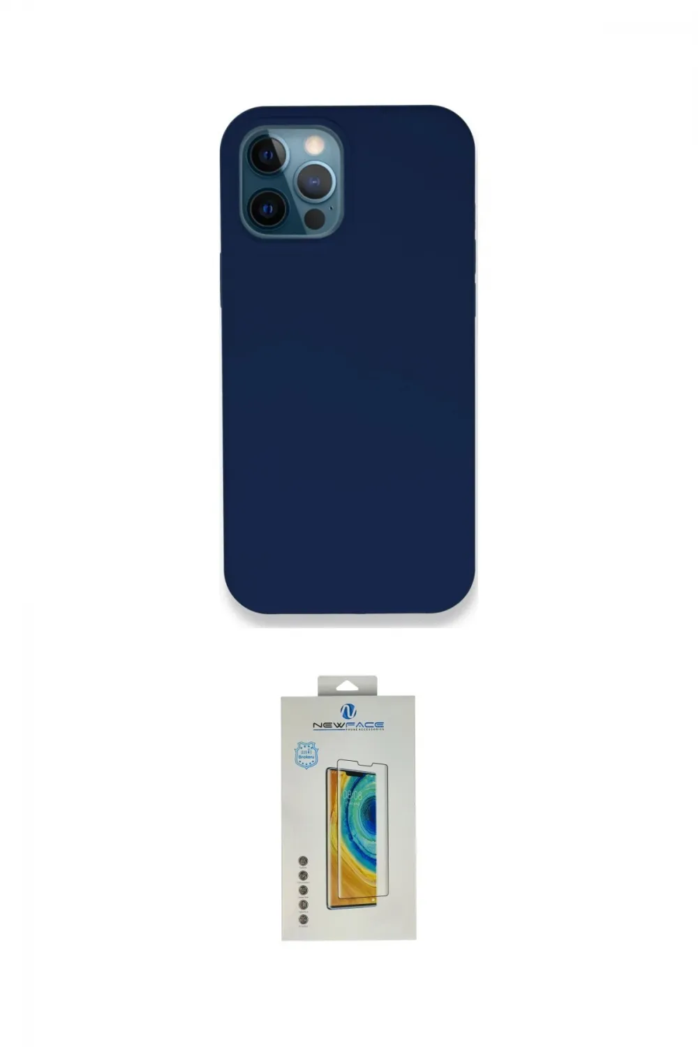 ieg™ iPhone 12 Pro Kılıf Zirve Modern Özel Seri - Siyah Polymer Nano Ekran Koruyucu